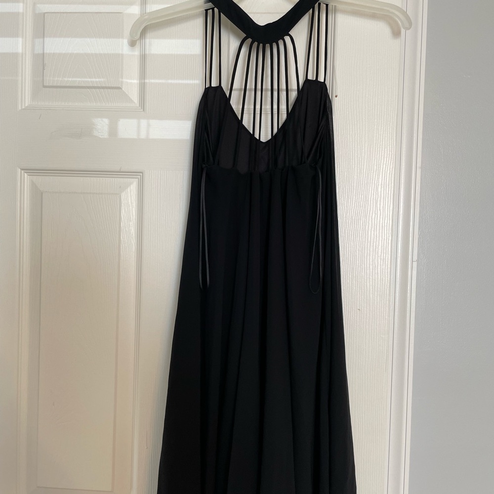 Black evening formal dress
